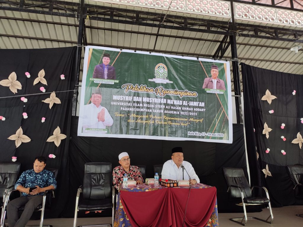 PELATIHAN KEPEMIMPINAN MUSYRIF DAN MUSYRIFAH MA’HAD AL-JAMI’AH UIN SYAHADA PADANGSIDIMPUAN