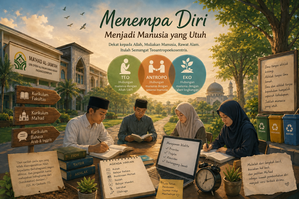 Menempa Diri di Ma’had : Belajar Mengelola Waktu, Menata Diri, dan Menjadi Manusia yang Utuh